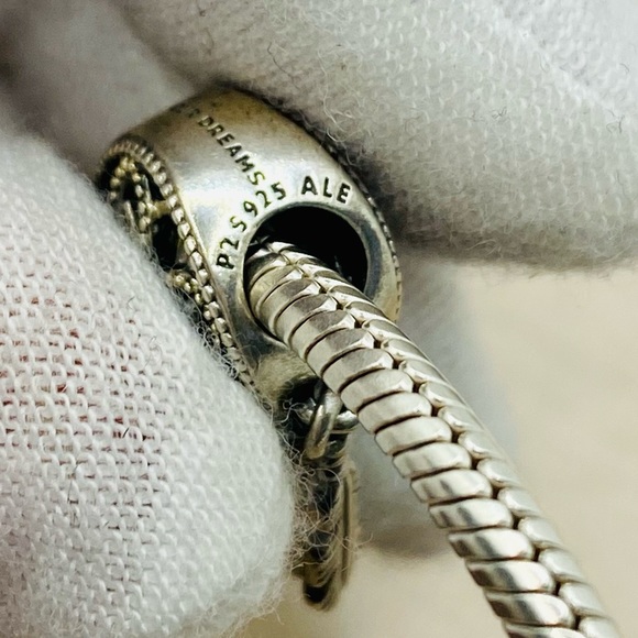 EUC Pandora 797200 Sterling Silver Spiritual Dreamcatcher Charm w/ Engraving - Picture 10 of 11